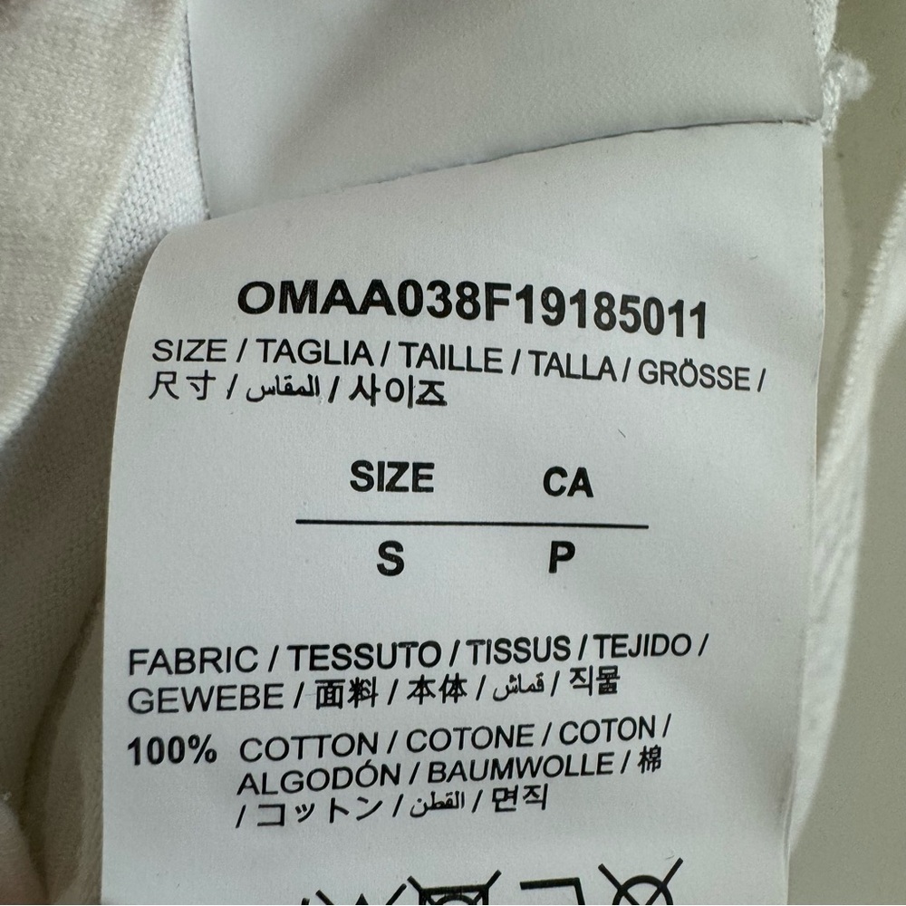 Off-White Subtle Graphic Tee in White - Picture 6 of 7